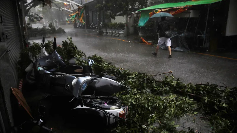 Tchaj-wan zasáhl tajfun Megi