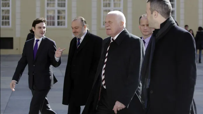 Odcházející prezident ČR Václav Klaus