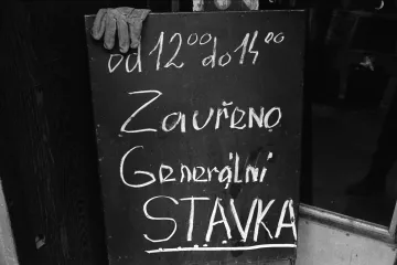 „Hlásíme se o slovo, chceme o sobě rozhodovat,“ znělo při generální stávce