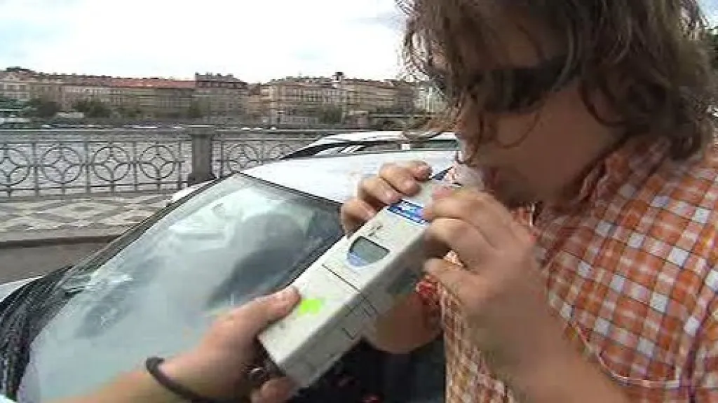 Kontrola alkoholu u řidičů