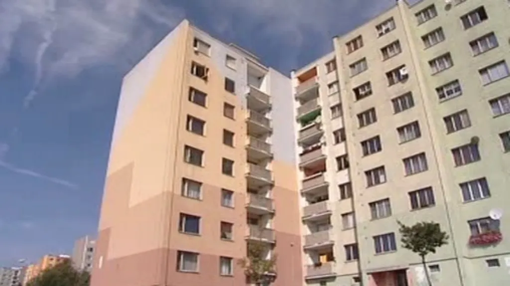 Panelové domy v Chebu