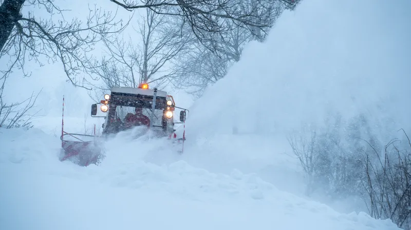 Frézování zaváté silnice