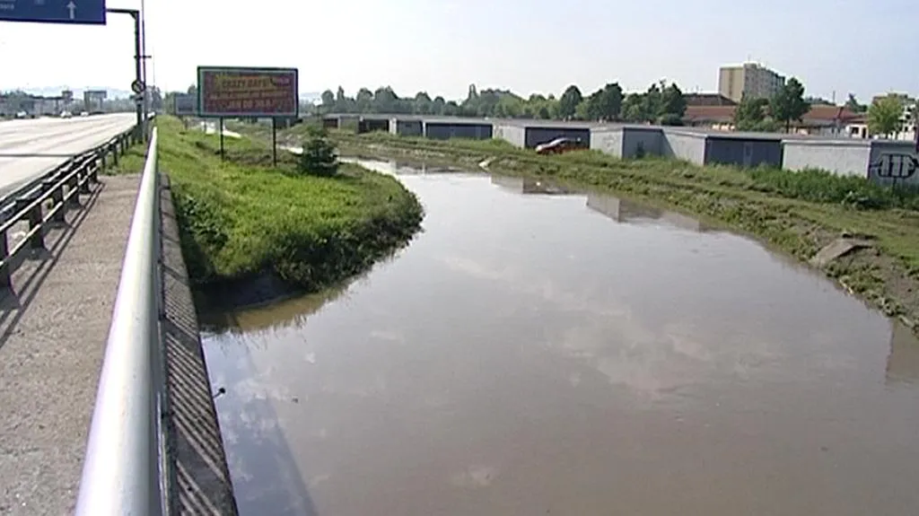 Rozvodněný Dobrovodský potok