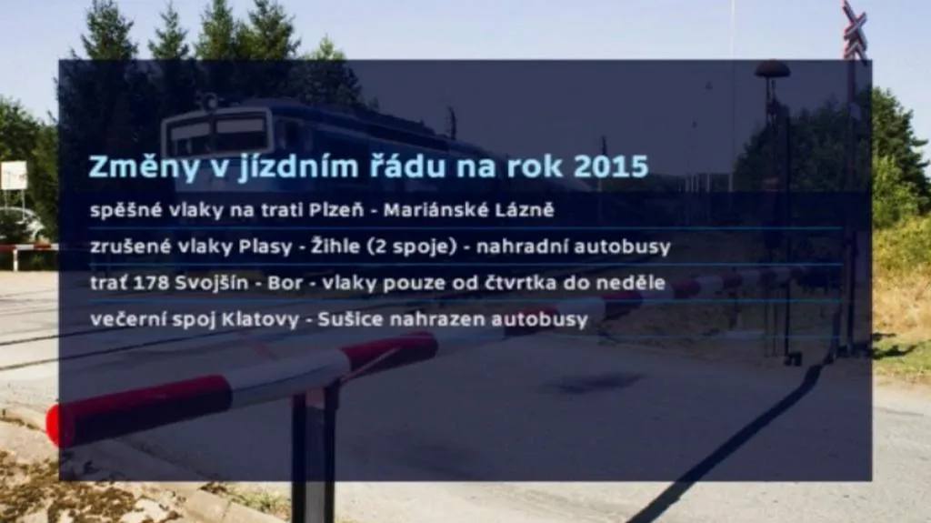 Změny v dopravě na Plzeňsku