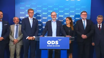 Tisková konference po jednání výkonné rady ODS