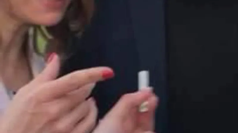 Primátorka Markéta Vaňková a její náměstek Robert Kerndl na snímku, jehož pravost Vaňková připustila s tím, že byl asi zesvětlen