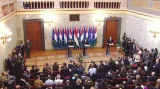 Brífink Josého Manuela Barrosa a Viktora Orbána - 1. část