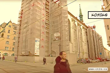 Opravy kostela svatého Jakuba v Brně se protáhnou