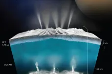 Na Enceladu je kyanovodík, dokázala analýza. Jde o další náznak, že tam může být život