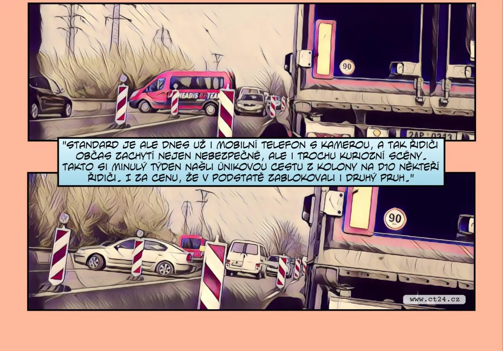 Komiks: Vzestup palubních kamer