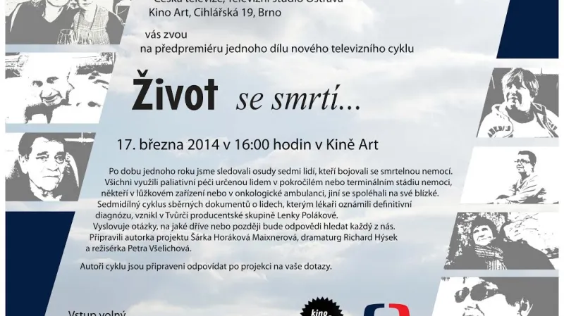 Život se smrtí - pozvánka