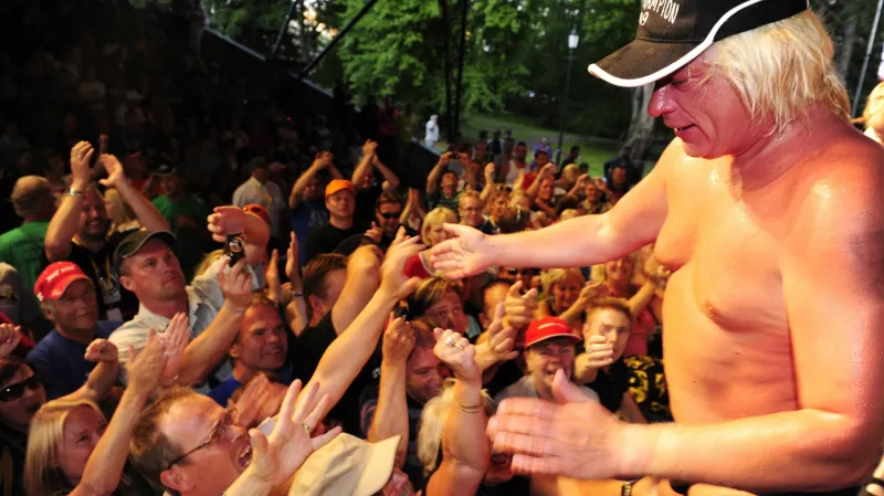 Světový šampion v saunování roku 2009 Timo Kaukonen