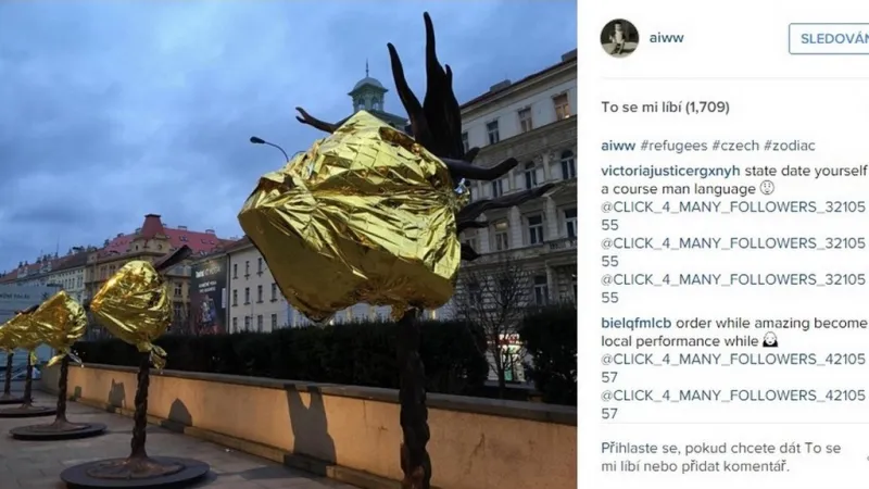 Aj Wej-wejův Instagram