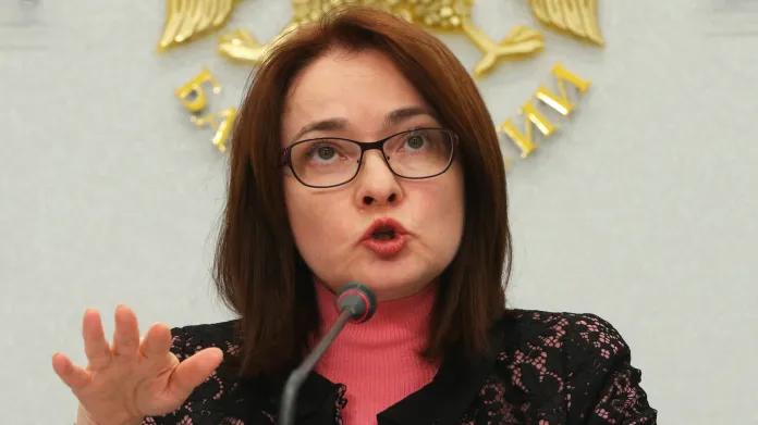 Guvernérka Ruské centrální banky Elvira Nabiullinová