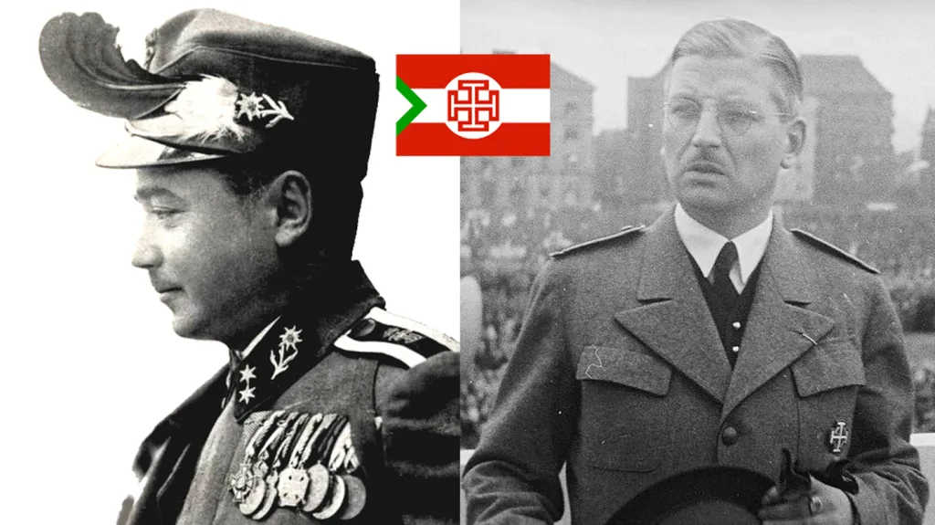 Engelbert Dollfuss a Kurt von Schuschnigg