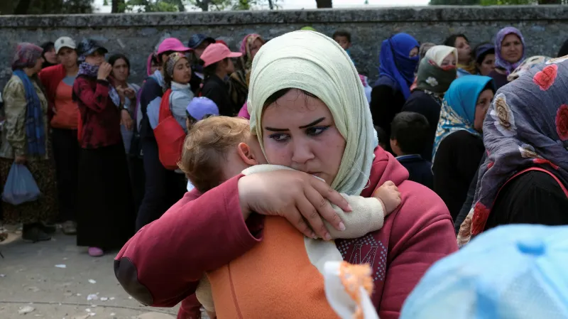 Uprchlíci v Idomeni