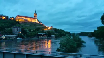 Mělník, soutok Labe a Vltavy