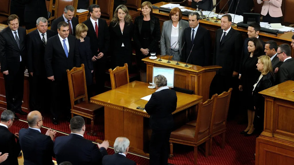 Bulharská vláda v parlamentu