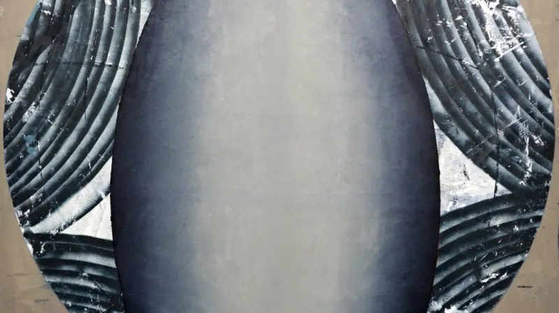 Vladimír Houdek / Závoj z obzoru (M. Ernstovi), 2012