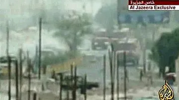 Následky pumového útoku v Jemenu