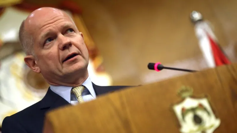 Britský ministr zahraničí William Hague