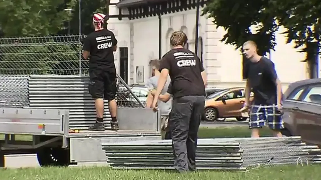 Přípravy na olympiádu