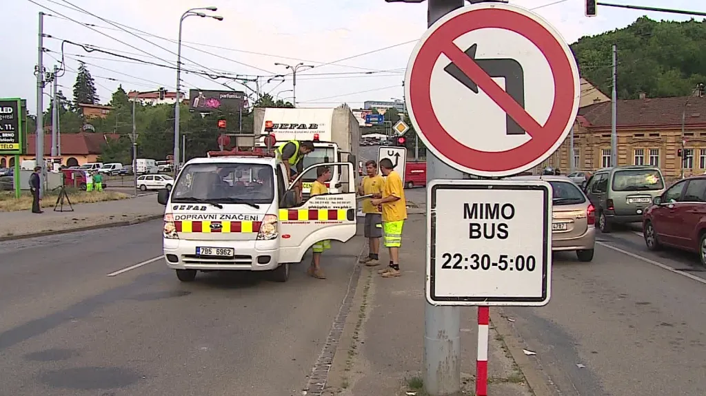 Částečná uzavírka ulice Provazníkova