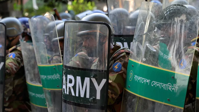 Vojáci v Bangladéši