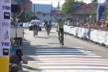 Olomoucký závod ČP v silniční cyklistice ovládli borci z Dukly Praha