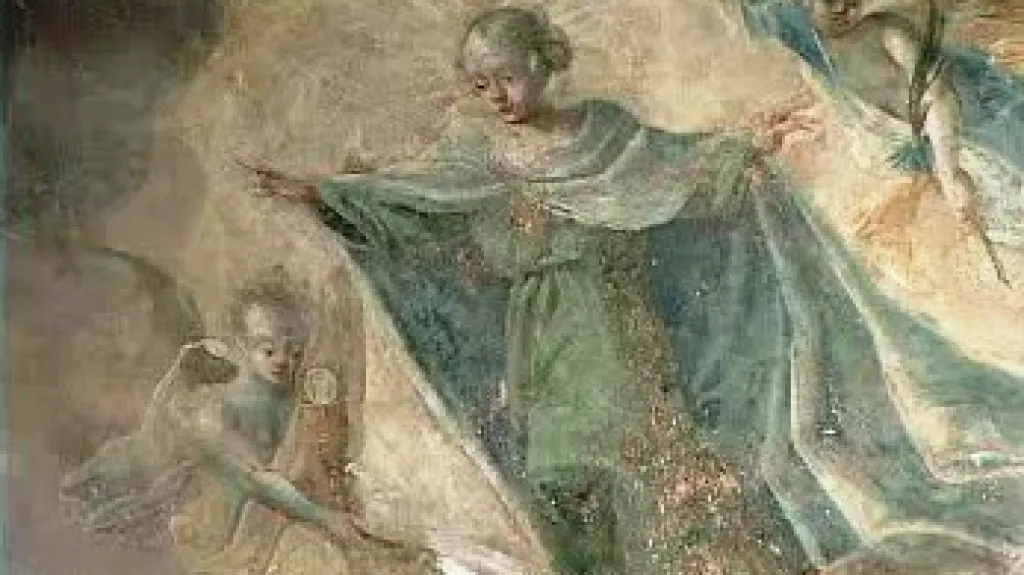 Odkrytá freska v Kutné Hoře