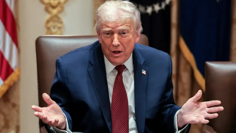 Americký prezident Donald Trump na snímku z 8. prosince 2025