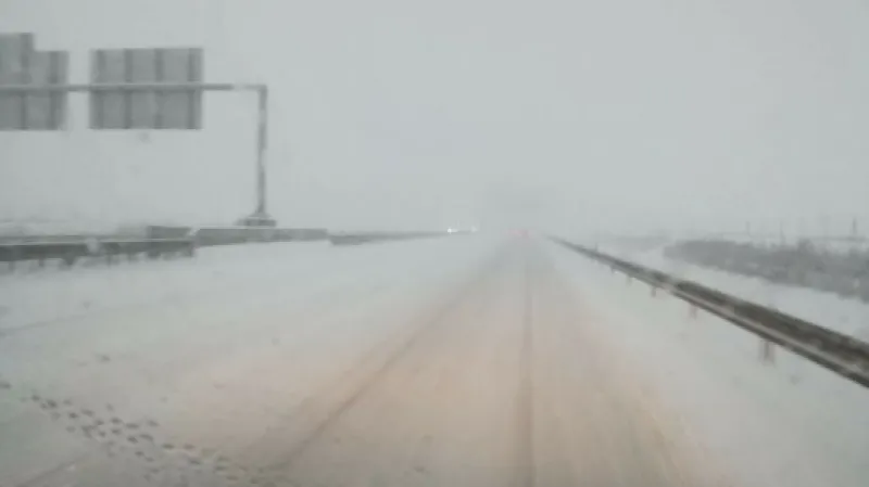 Dálnice D1 u Kojetína v Olomouckém kraji,  Autor: Iveta Lajčíková