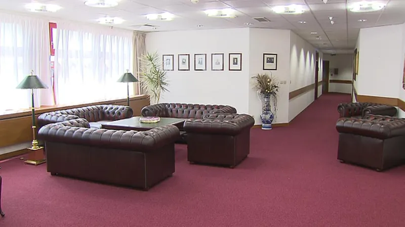 Hušákovo pracoviště v Sazce