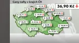 Ceny nafty v ČR k 10. říjnu 2012