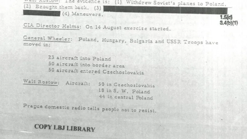 Odtajněné dokumenty CIA