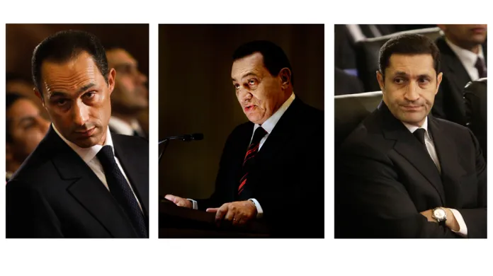 Gamál, Husní a Alá Mubarakovi