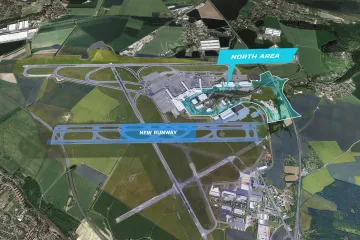 Příprava stavby nové ranveje na Letišti Václava Havla se zatím musí zastavit