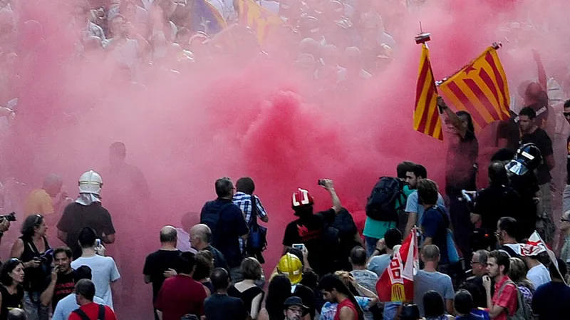 Protivládní demonstrace ve Španělsku