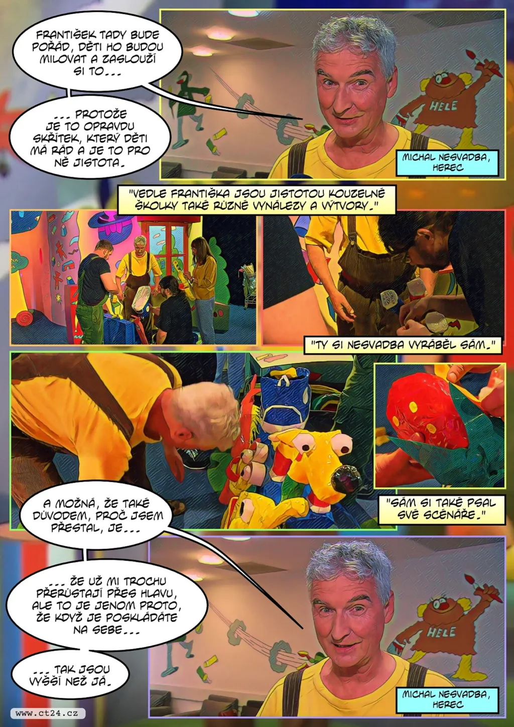 Michal odchází z Kouzelné školky