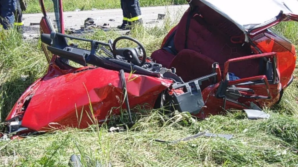 Škoda Felicia po nehodě