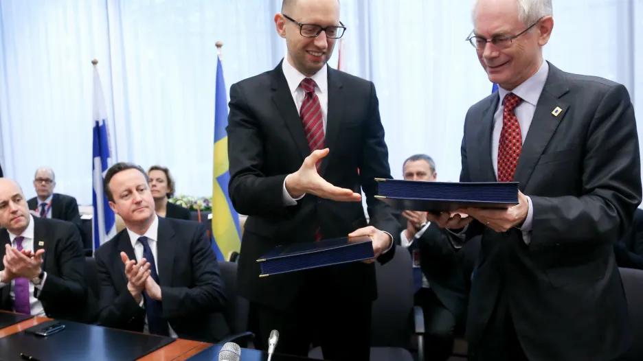 Slavnostní podpis asociační dohody