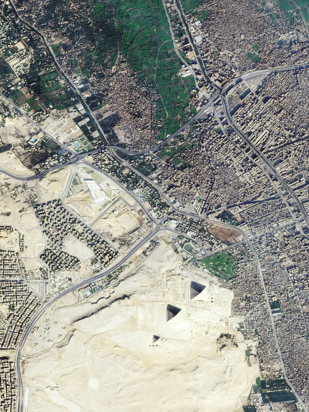 Pyramidová pole v Gíze, Egypt