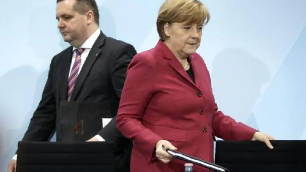 Angela Merkelová a Stefan Mappus