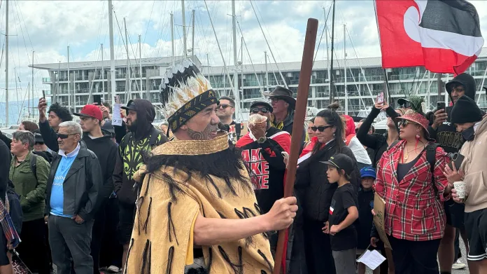 Protest za práva původních obyvatel