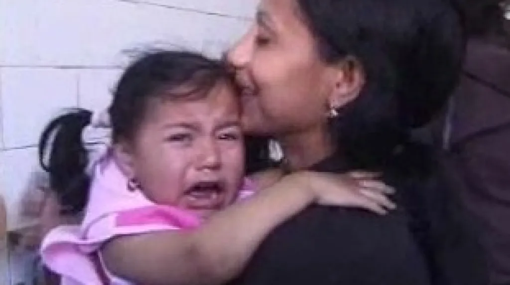 Romská matka s dítětem