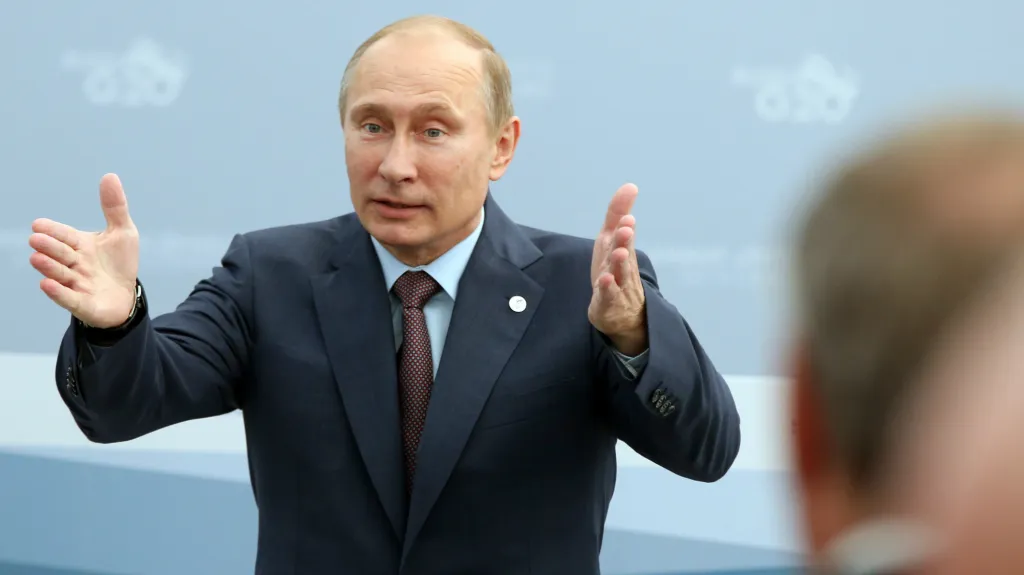 Vladimir Putin během petrohradského summitu G20