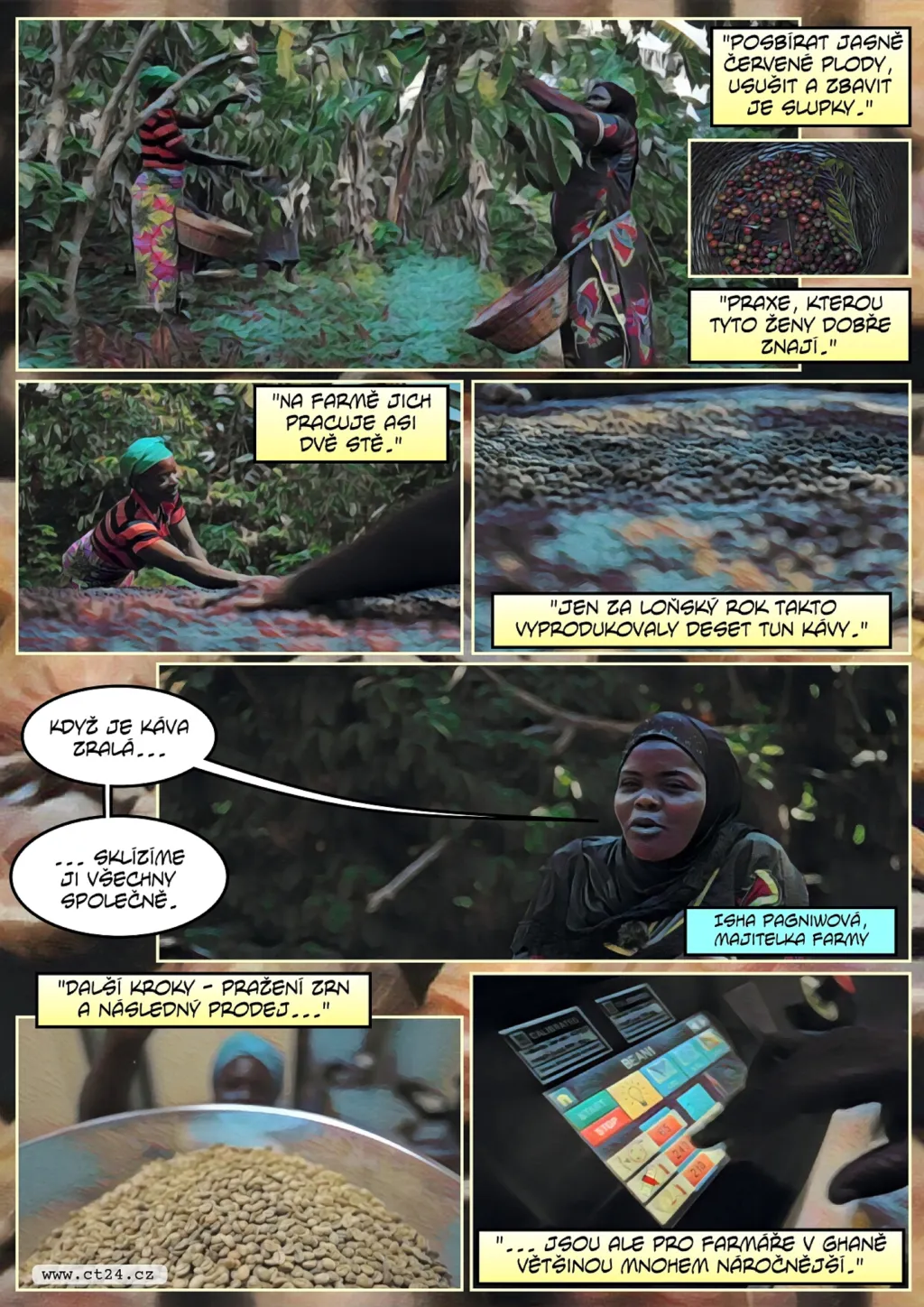 Ghana zaostává v produkci kávy
