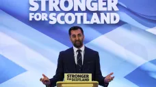 Předseda Skotské národní strany Humzu Yousaf