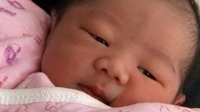 Čínský novorozenec