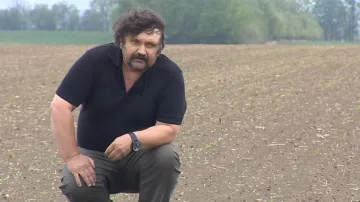 Bronislav Formánek přišel o úrodu na 100 hektarech